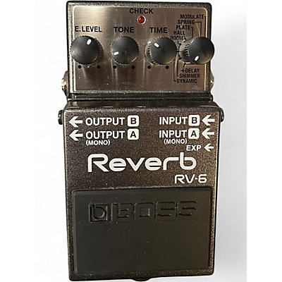 Used BOSS RV6 Digital Reverb Effect Pedal