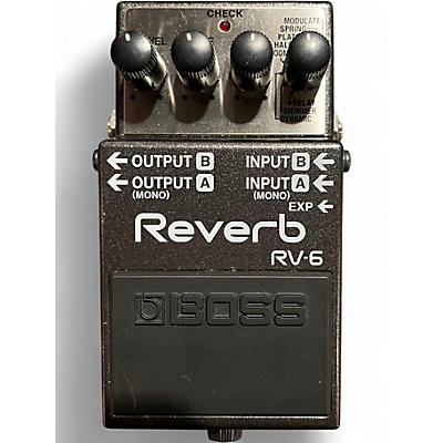 Used BOSS RV6 Digital Reverb Effect Pedal