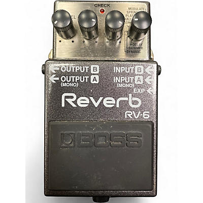 Used BOSS RV6 Digital Reverb Effect Pedal