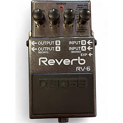Used BOSS RV6 Digital Reverb Effect Pedal