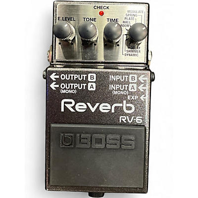 Used BOSS RV6 Digital Reverb Effect Pedal
