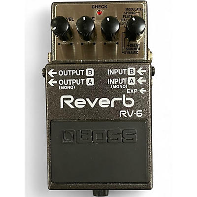 Used BOSS RV6 Digital Reverb Effect Pedal