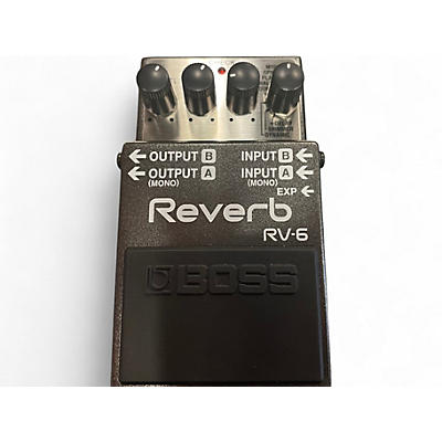 Used BOSS RV6 Digital Reverb Effect Pedal