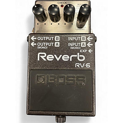 Used BOSS RV6 Digital Reverb Effect Pedal
