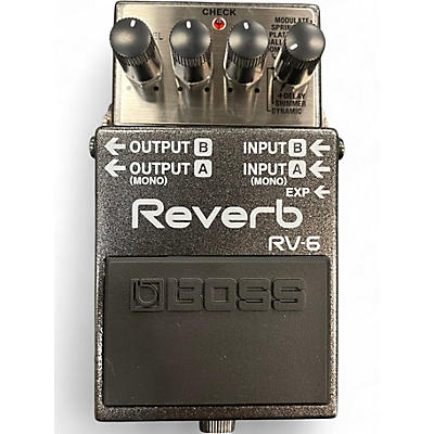 Used BOSS RV6 Digital Reverb Effect Pedal
