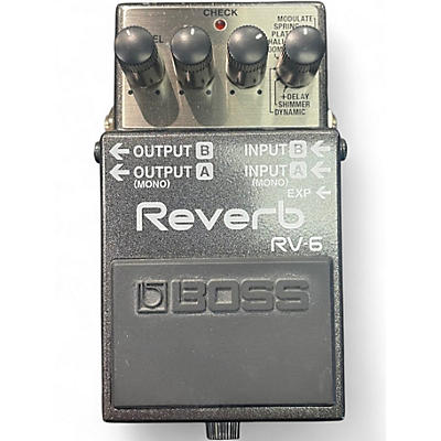 Used BOSS RV6 Digital Reverb Effect Pedal