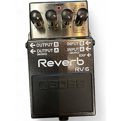 Used BOSS RV6 Digital Reverb Effect Pedal