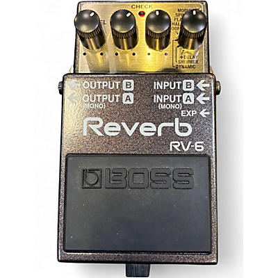 Used BOSS RV6 Digital Reverb Effect Pedal