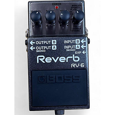 Used BOSS RV6 Digital Reverb Effect Pedal