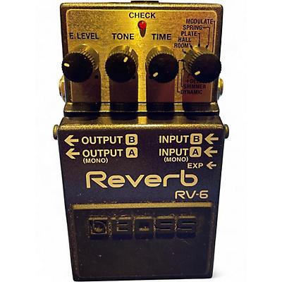 Used BOSS RV6 Digital Reverb Effect Pedal