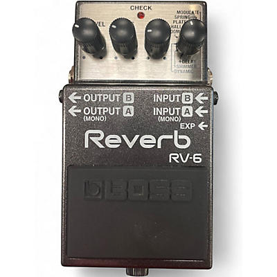 Used BOSS RV6 Digital Reverb Effect Pedal