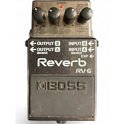 Used BOSS RV6 Digital Reverb Effect Pedal