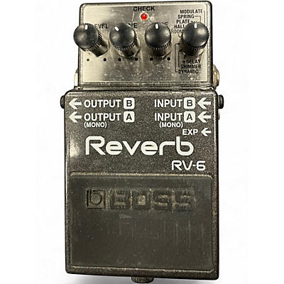 Used BOSS RV6 Digital Reverb Effect Pedal