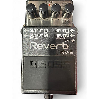 Used BOSS RV6 Digital Reverb Effect Pedal