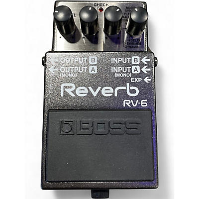 Used BOSS RV6 Digital Reverb Effect Pedal