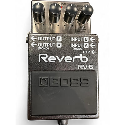 Used BOSS RV6 Digital Reverb Effect Pedal