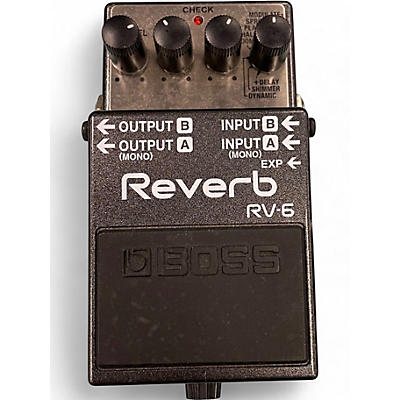 Used BOSS RV6 Digital Reverb Effect Pedal
