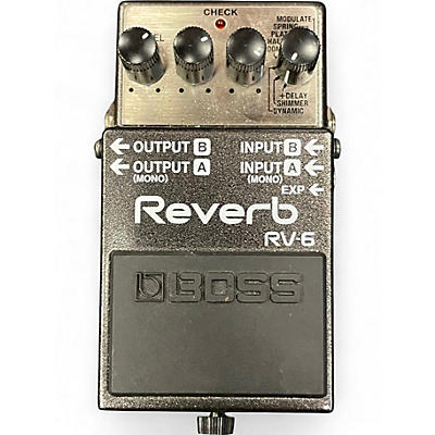 Used BOSS RV6 Digital Reverb Effect Pedal
