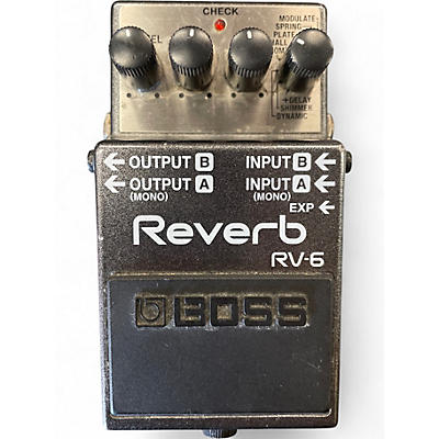 Used BOSS RV6 Digital Reverb Effect Pedal