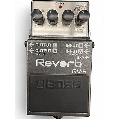 Used BOSS RV6 Digital Reverb Effect Pedal