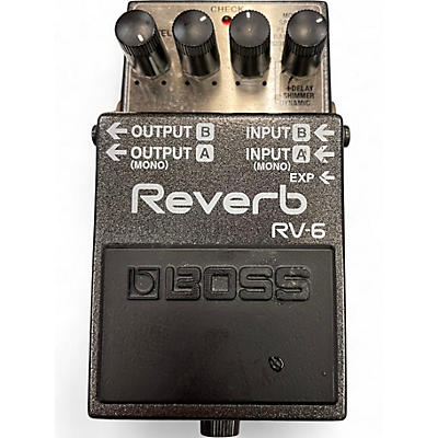 Used BOSS RV6 Digital Reverb Effect Pedal