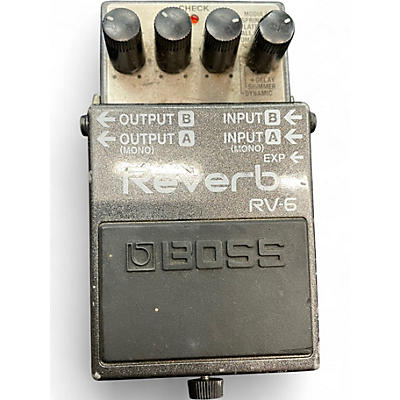Used BOSS RV6 Digital Reverb Effect Pedal