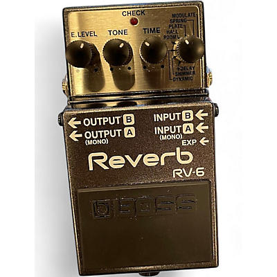 Used BOSS RV6 Digital Reverb Effect Pedal