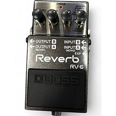 Used BOSS RV6 Digital Reverb Effect Pedal