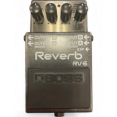 Used BOSS RV6 Digital Reverb Effect Pedal