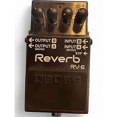 Used BOSS RV6 Digital Reverb Effect Pedal