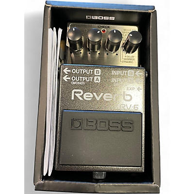 Used BOSS RV6 Digital Reverb Effect Pedal