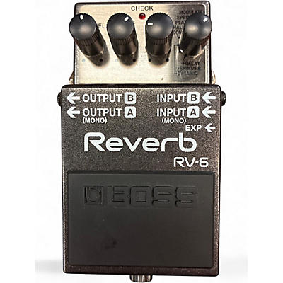 Used BOSS RV6 Digital Reverb Effect Pedal