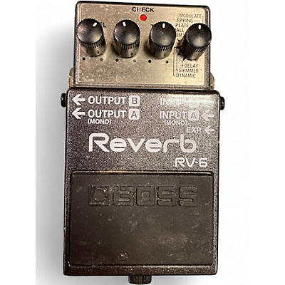 Used BOSS RV6 Digital Reverb Effect Pedal