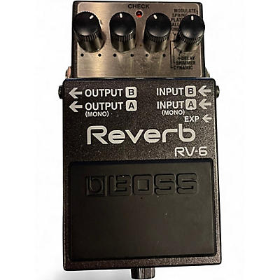Used BOSS RV6 Digital Reverb Effect Pedal