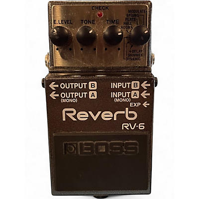 Used BOSS RV6 Digital Reverb Effect Pedal