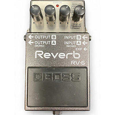 Used BOSS RV6 Digital Reverb Effect Pedal