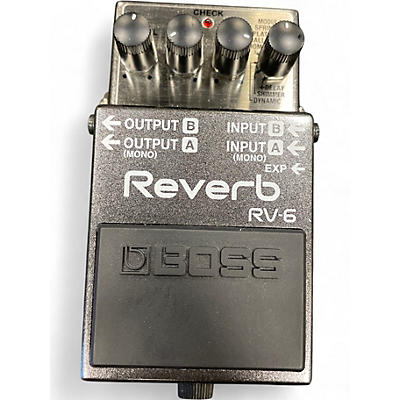 Used BOSS RV6 Digital Reverb Effect Pedal