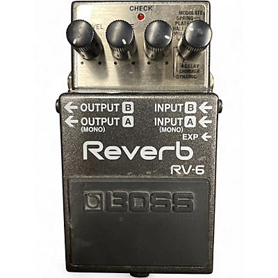 Used BOSS RV6 Digital Reverb Effect Pedal