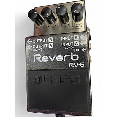 Used BOSS RV6 Digital Reverb Effect Pedal