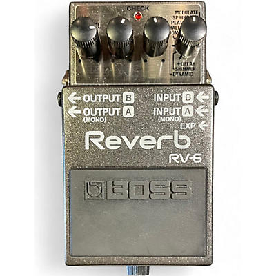 Used BOSS RV6 Digital Reverb Effect Pedal