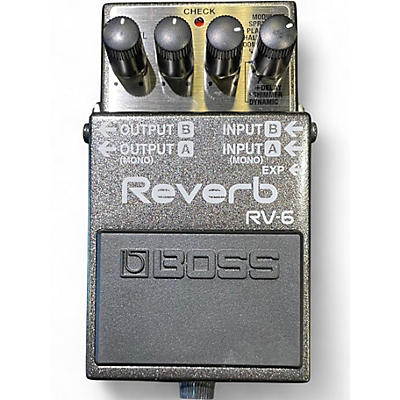 Used BOSS RV6 Digital Reverb Effect Pedal