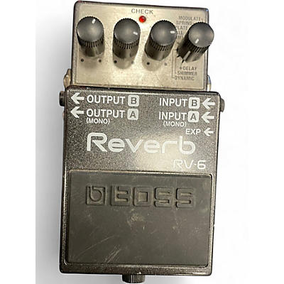 Used BOSS RV6 Digital Reverb Effect Pedal