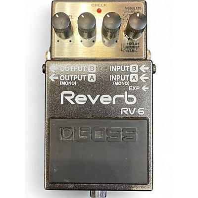 Used BOSS RV6 Digital Reverb Effect Pedal