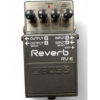 Used BOSS RV6 Digital Reverb Effect Pedal