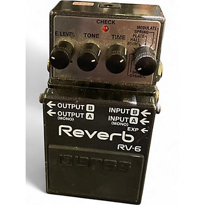 Used BOSS RV6 Digital Reverb Effect Pedal