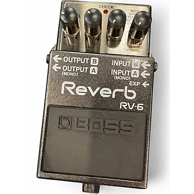 Used BOSS RV6 Digital Reverb Effect Pedal