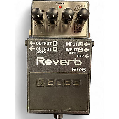 Used BOSS RV6 Digital Reverb Effect Pedal