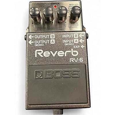 Used BOSS RV6 Digital Reverb Effect Pedal