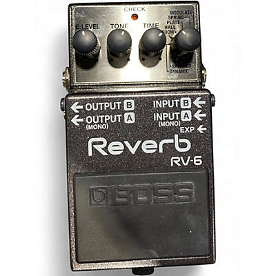 Used BOSS RV6 Digital Reverb Effect Pedal