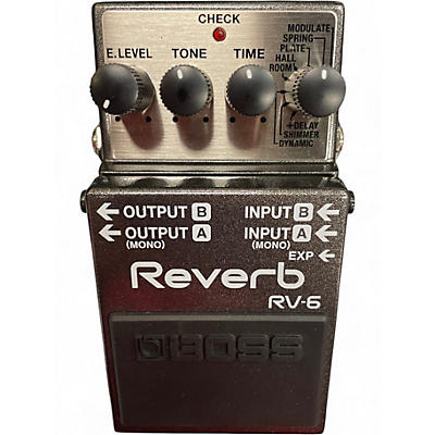 Used BOSS RV6 Digital Reverb Effect Pedal
